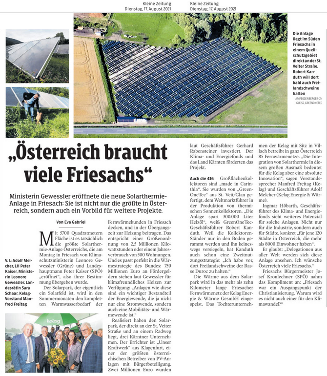 Friesach Solarthermie